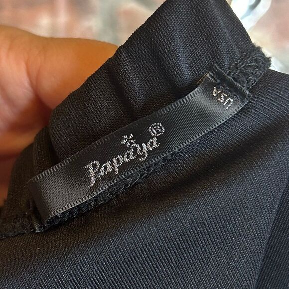 5 for $25🔥Papaya Tan & Black Floral Strapless Dress Juniors Size Small - Picture 7 of 9